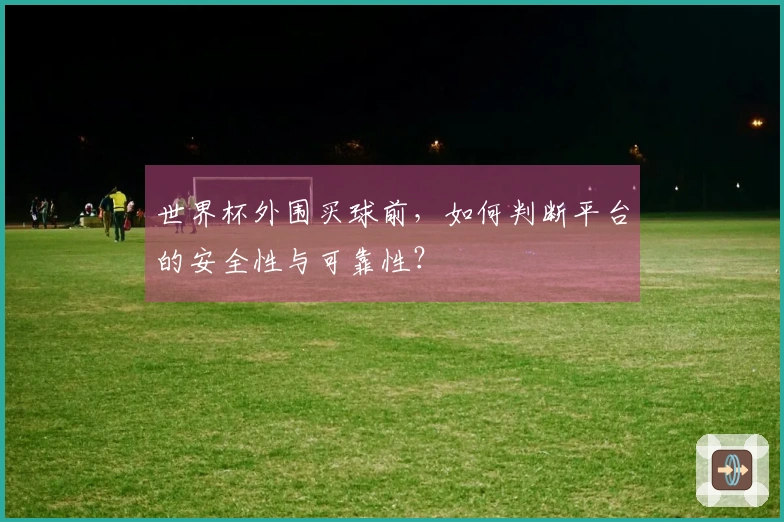 世界杯外围买球前，如何判断平台的安全性与可靠性？